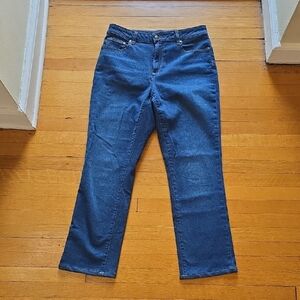 NWOT, Brooks Brothers, Straight Leg Dark Wash Jeans, Women's 10